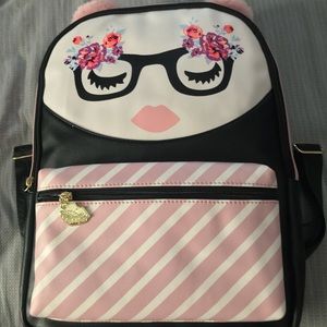 Luv Betsey Large PomPom Backpack by Betsey Johnson